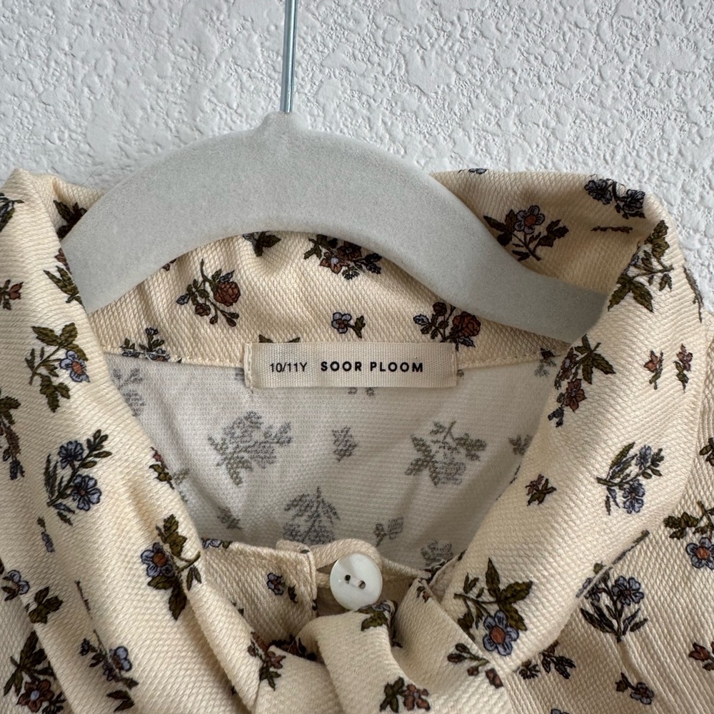 Soor ploom Floral Cream Shirt - Picture 2 of 2